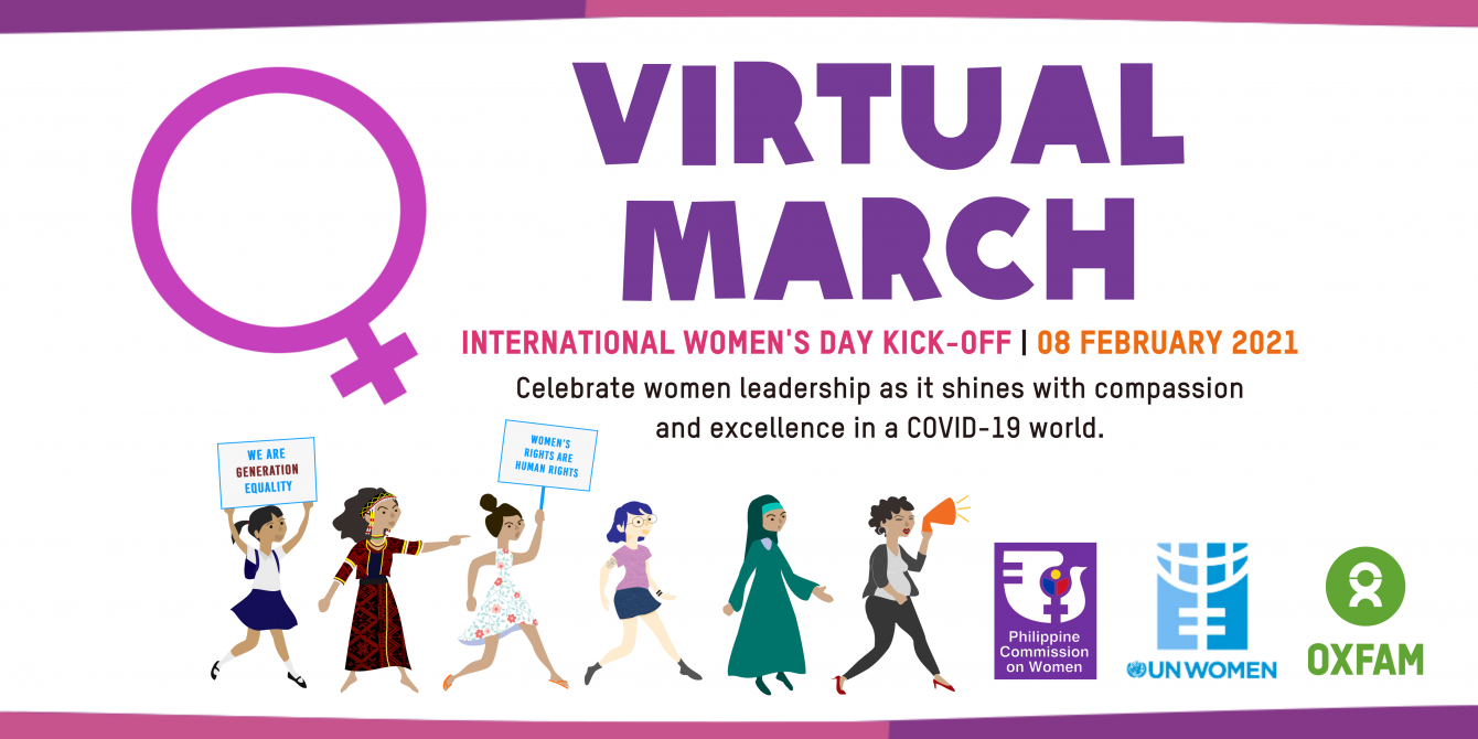 VP Leni leads Oxfam, PCW, UN Women’s virtual march to drumbeat upcoming Women’s Month